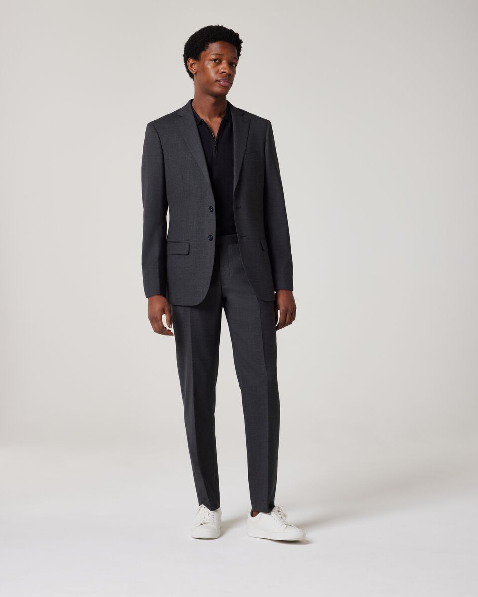 Regular Stretch Wool Blend Tailored Jacket
